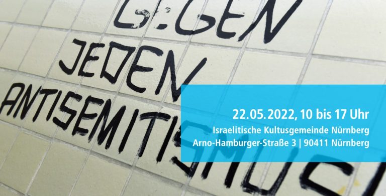 Tagesseminar Antisemitismusprävention am 22. Mai in Nürnberg