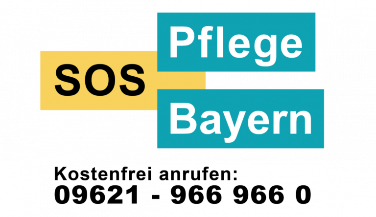 Pflege-SOS-Hotline Bayern: kostenfreie Rufnummer 09621 966 966 0