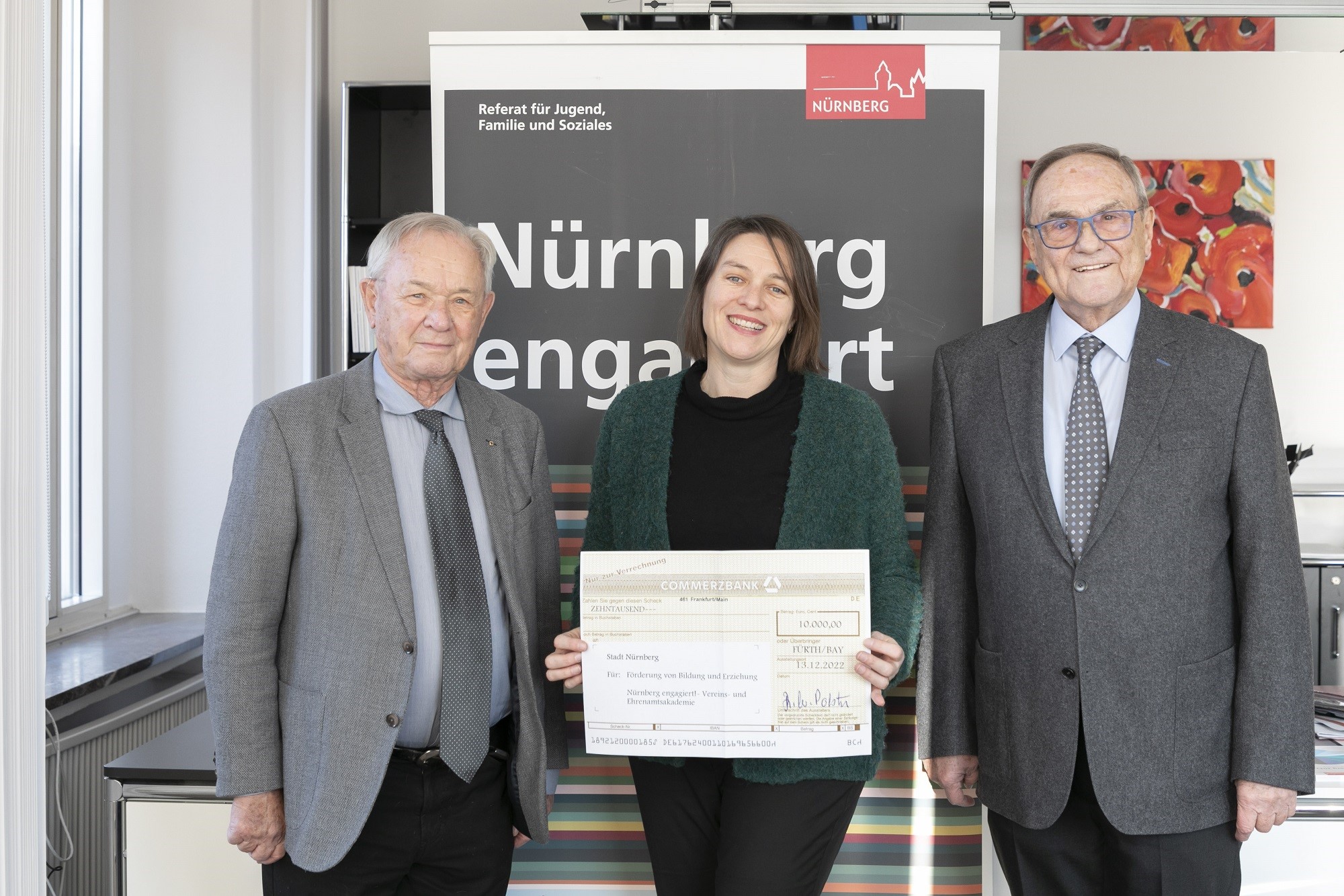 Manfred-Roth-Stiftung fördert „Nürnberg engagiert! Vereins- und Ehrenamtsakademie“